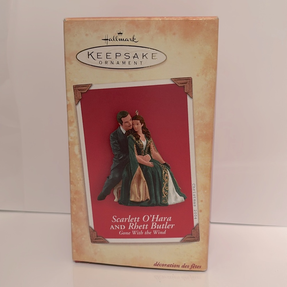 2004 Hallmark Keepsake Ornament Scarlett O'Hara and Rhett Butler